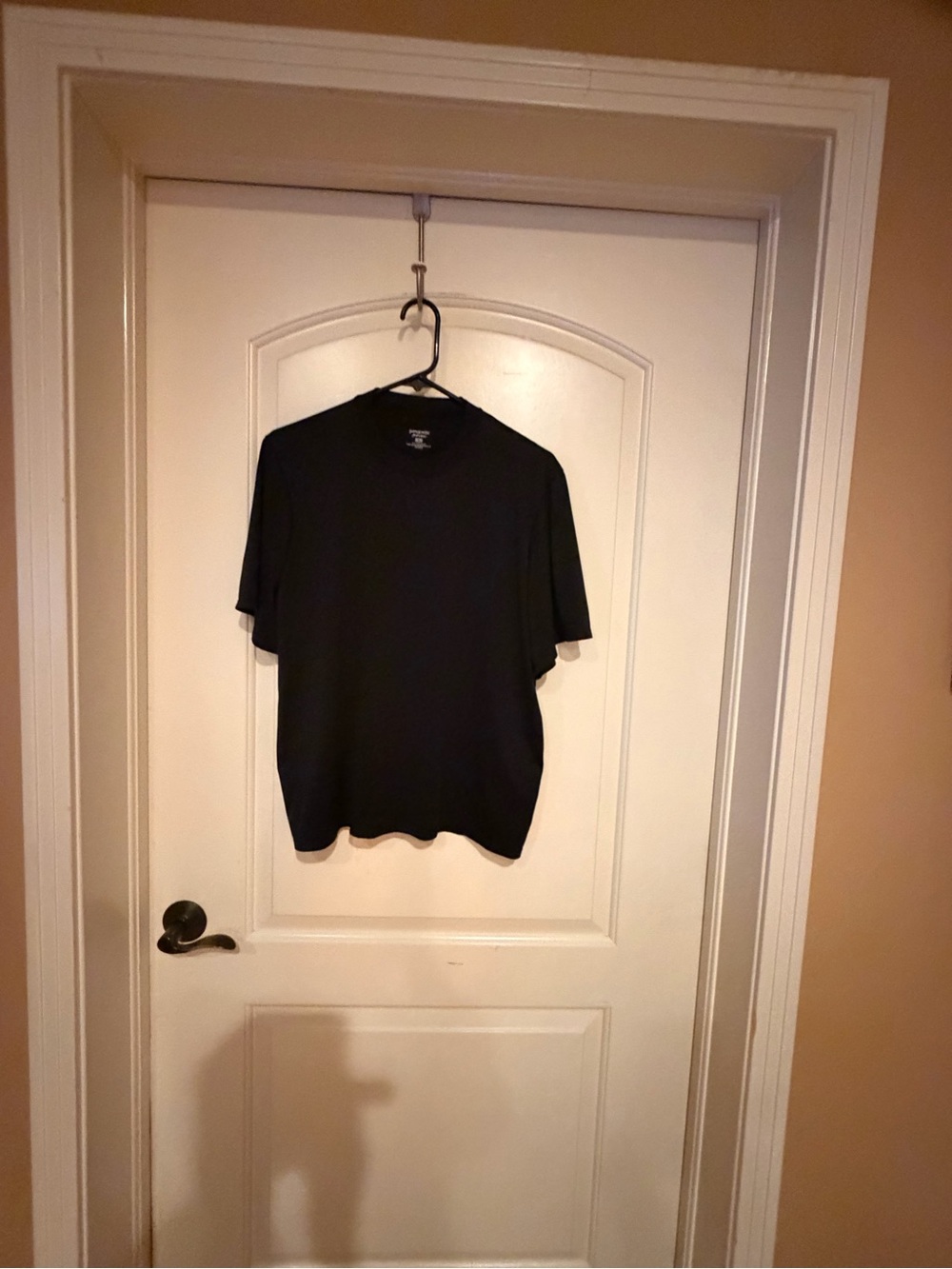 Black Patagonia Men's Short-Sleeve Capilene Crew Neck Shirt size L good c